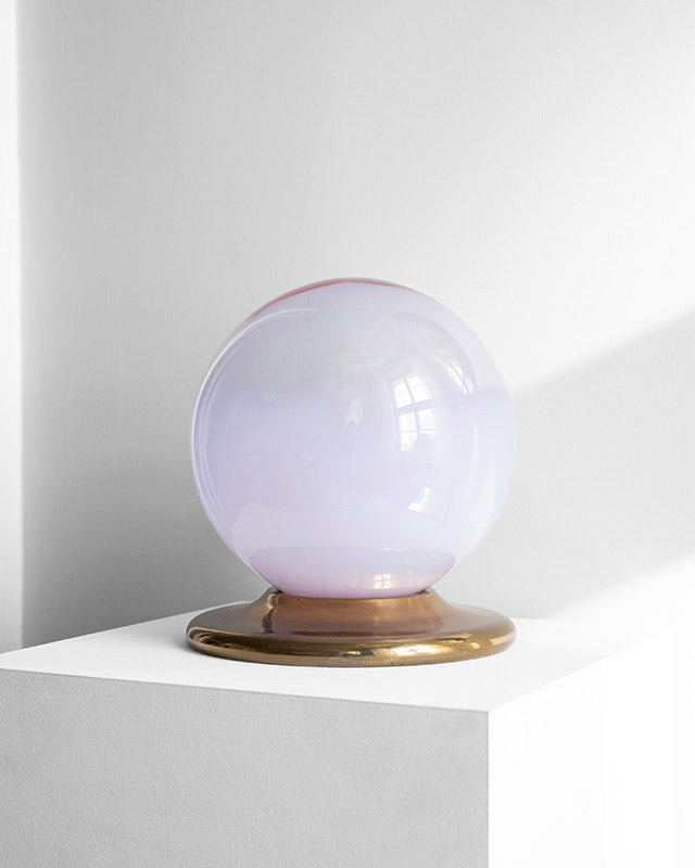 Fialová Murano stolová lampa, 1960s