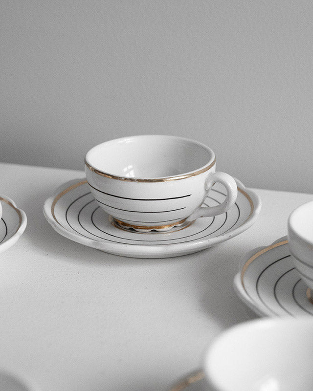 Porcelánový kávový set zn. Tognana, Taliansko, 1960s