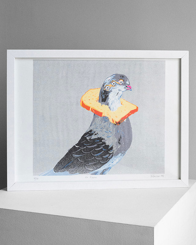 Grafika “The Pigeon”, Erik Šille, limitovaná edícia, 2016