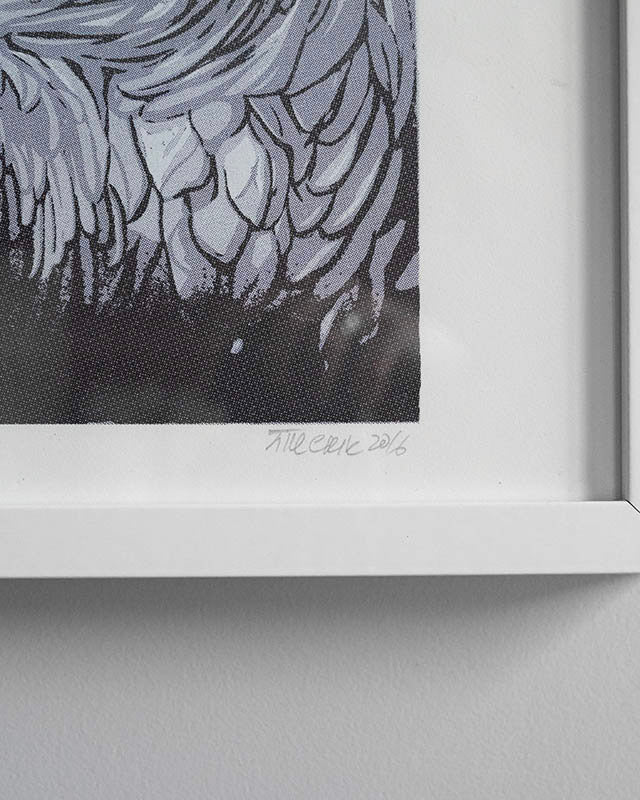 Signed graphic print "The Rooster", limited edition, 2016