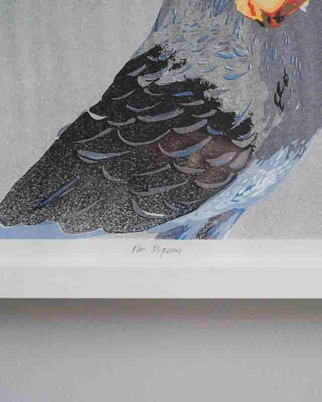 Grafika “The Pigeon”, Erik Šille, limitovaná edícia, 2016