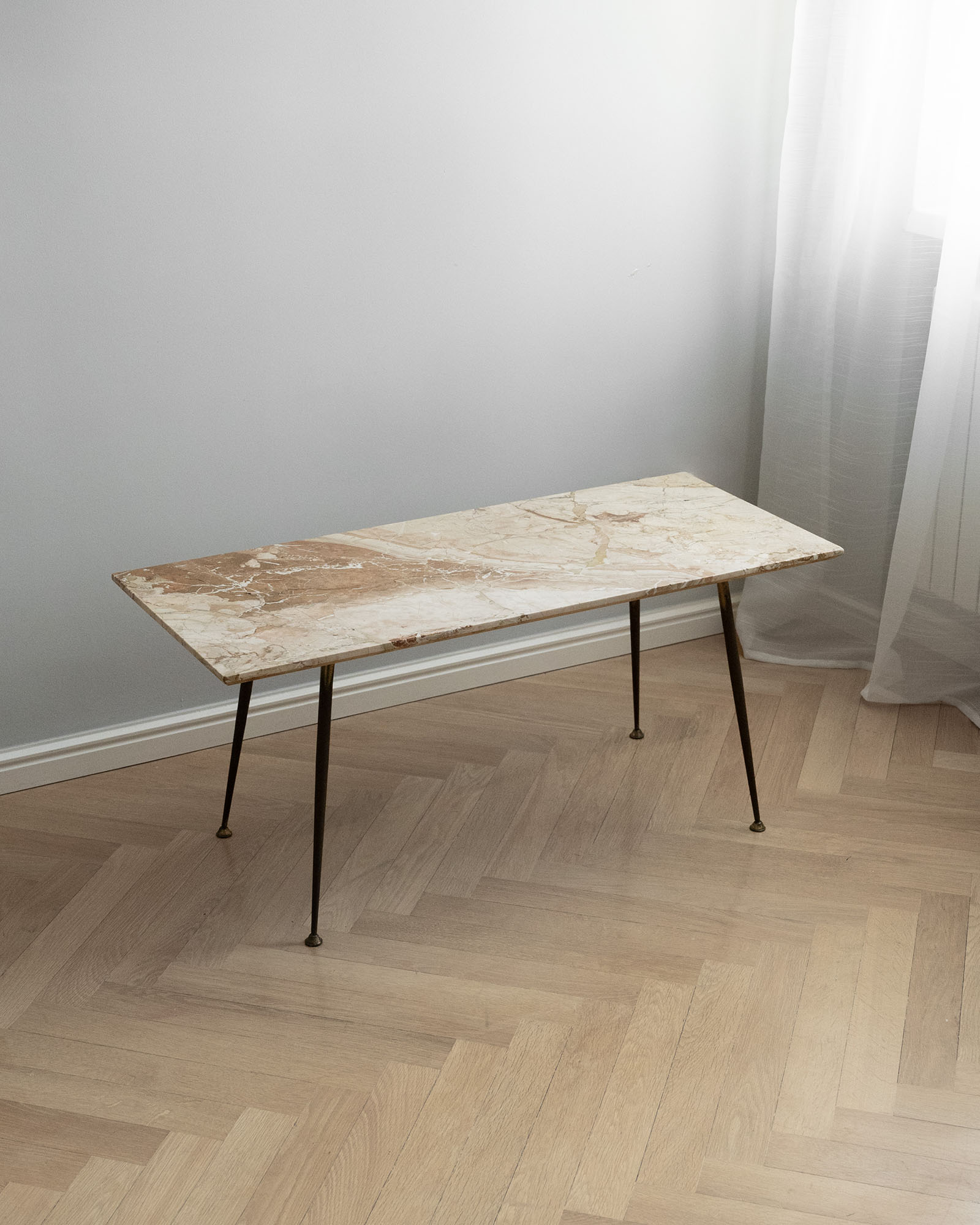 Mramorový konferenčný stolík, 1960s