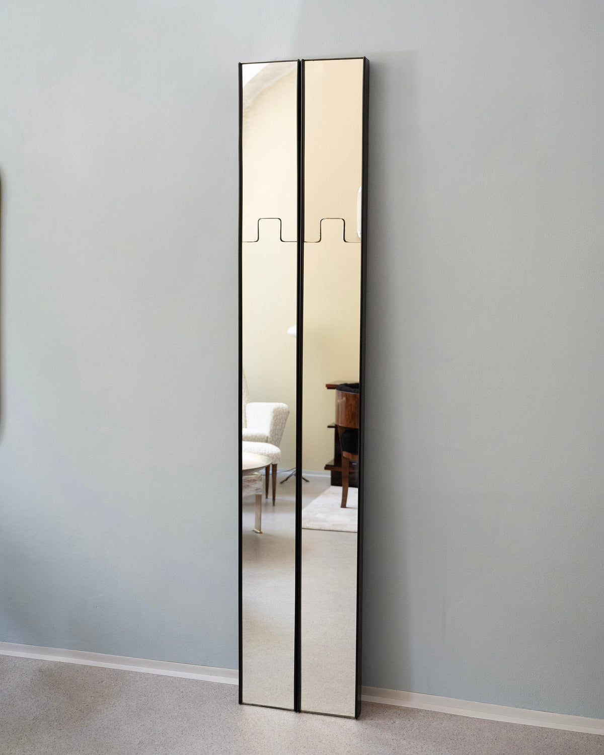 Zrkadlo Gronda Mirror, Luciano Bertoncini, 1970s (set 2 ks)