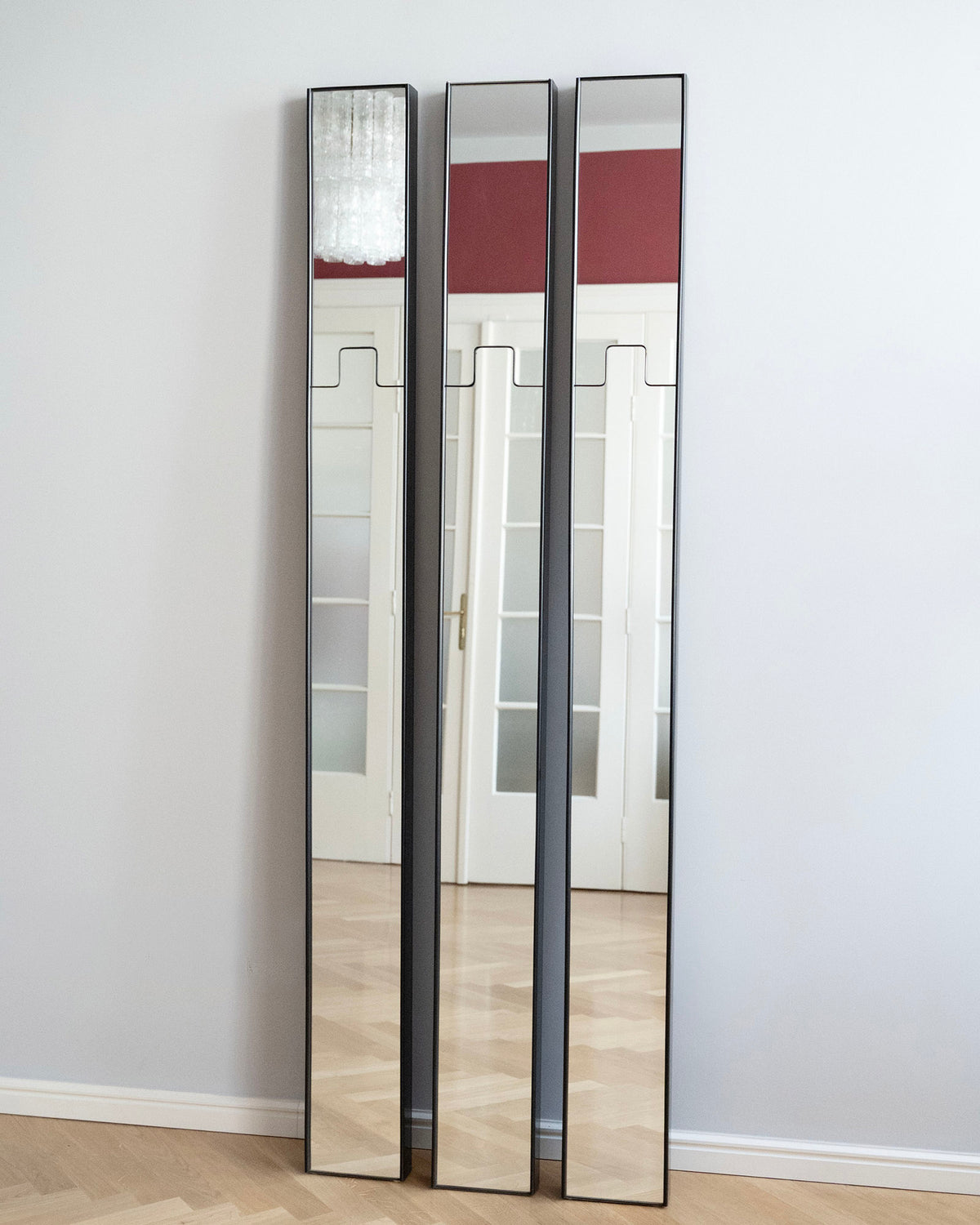 Zrkadlo Gronda Mirror, Luciano Bertoncini, 1970s (set 3 ks)