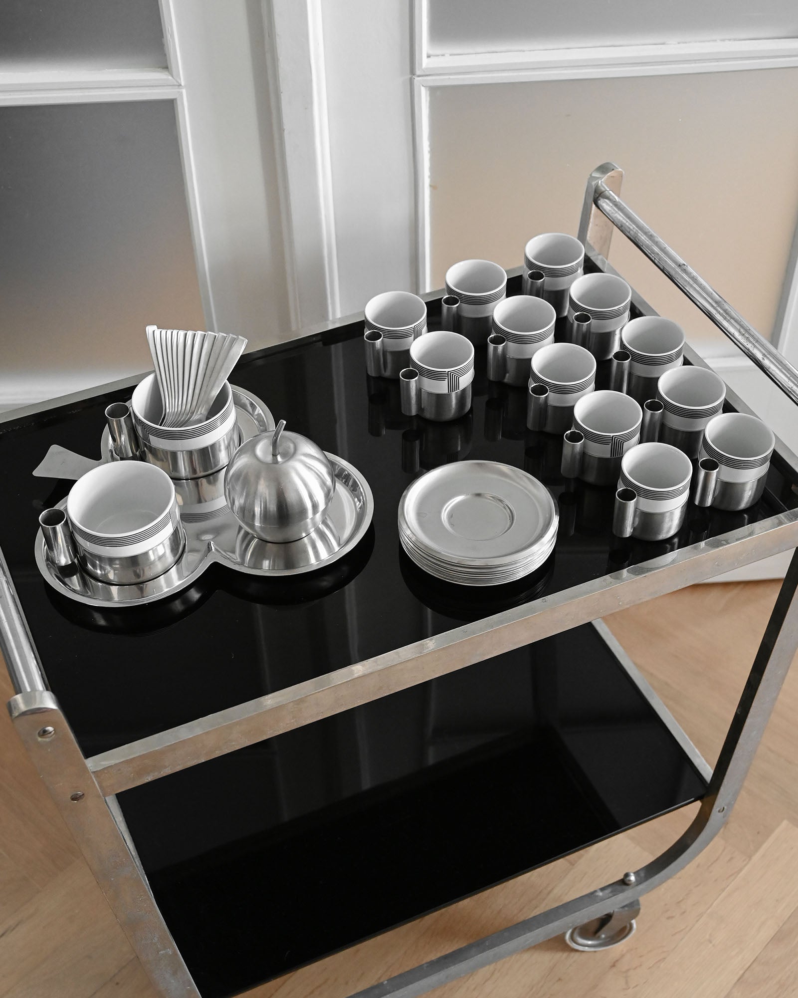 Espresso set postmoderna Morinox & Monopoli, 1980s