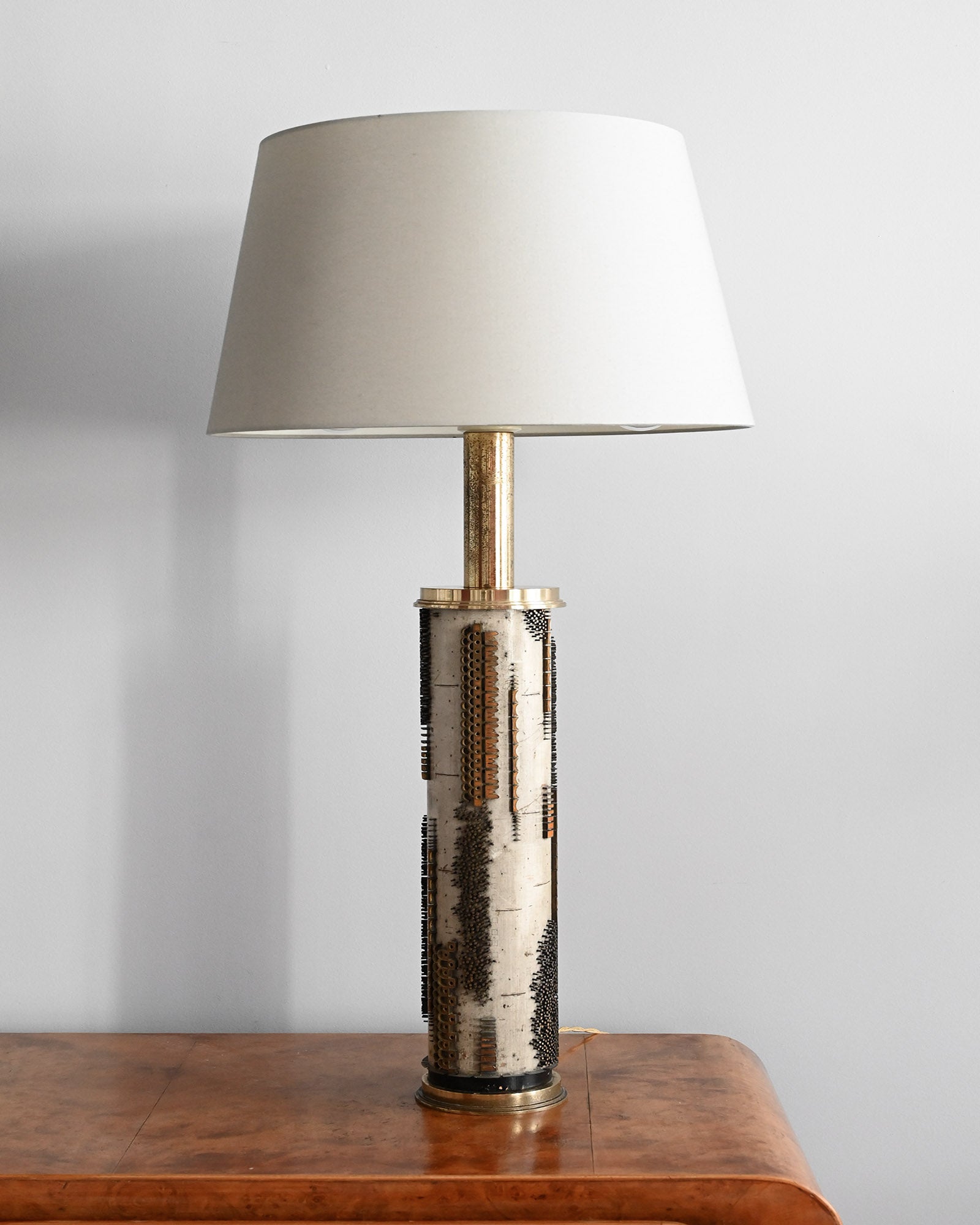 Autorská vysoká lampa brutalizmus, 1970s