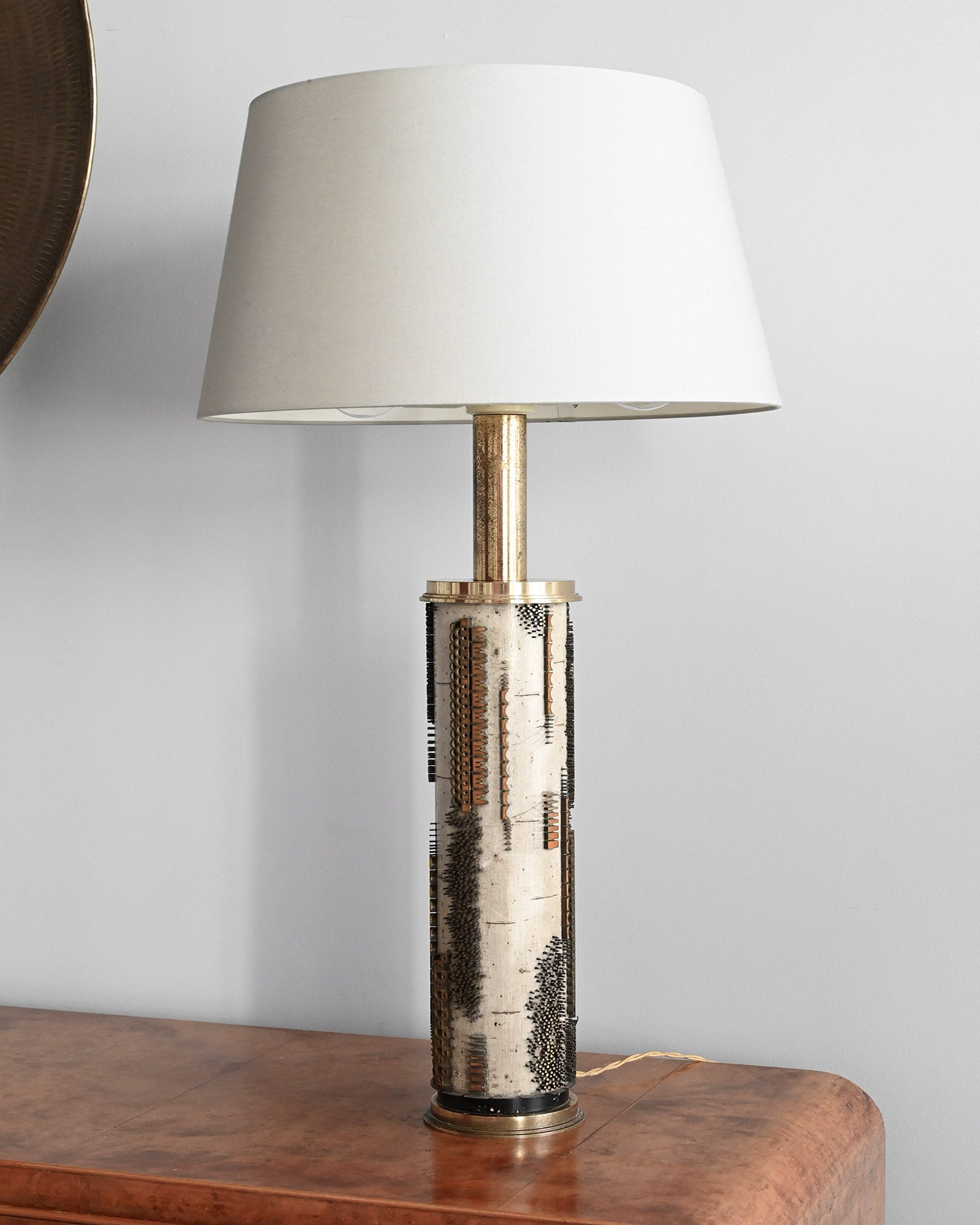 Autorská vysoká lampa brutalizmus, 1970s