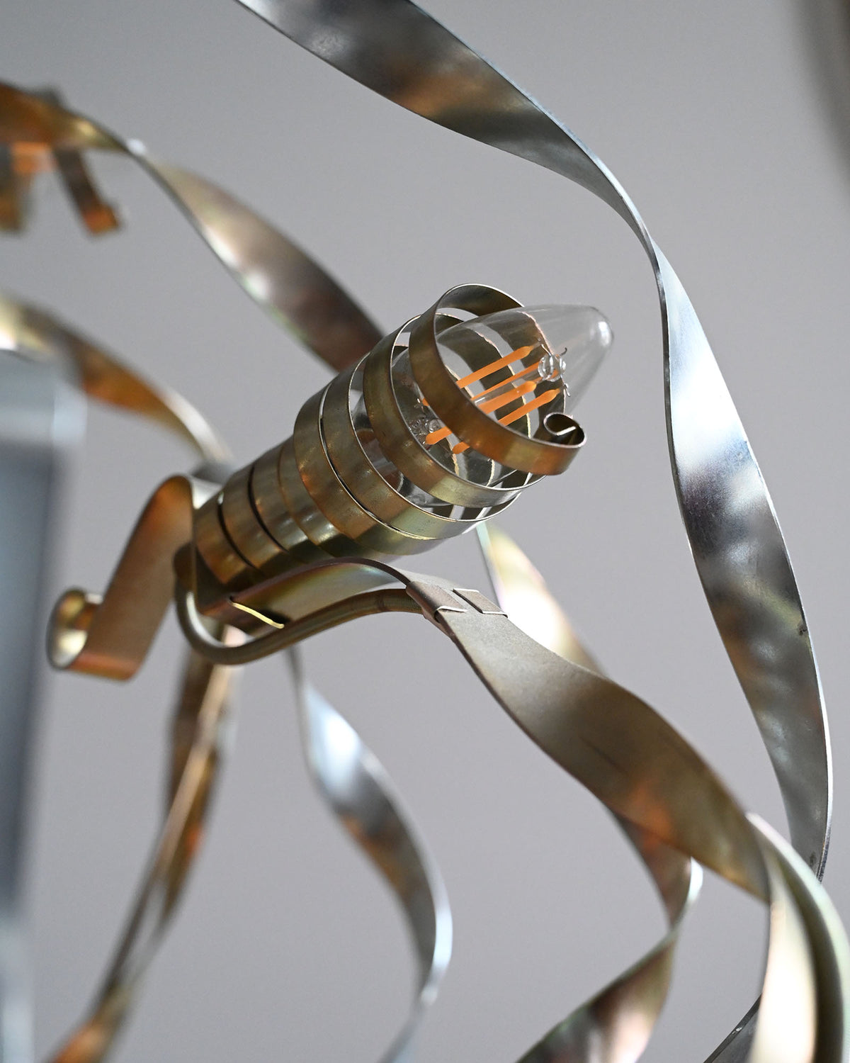 Podlahová kovová lampa, 1990s