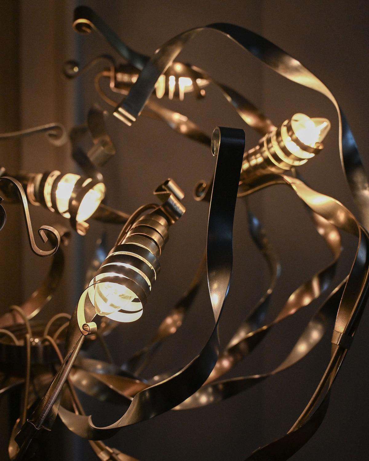 Podlahová kovová lampa, 1990s