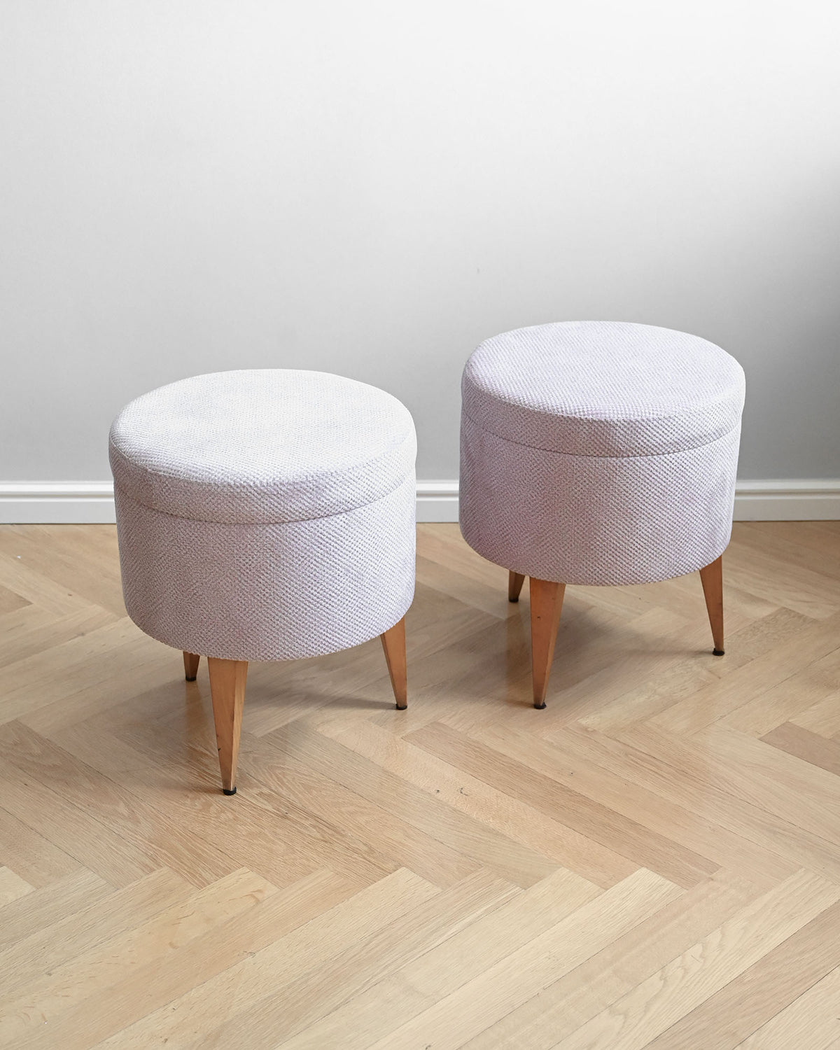 Mid-century talianska taburetka (2ks), 1950s