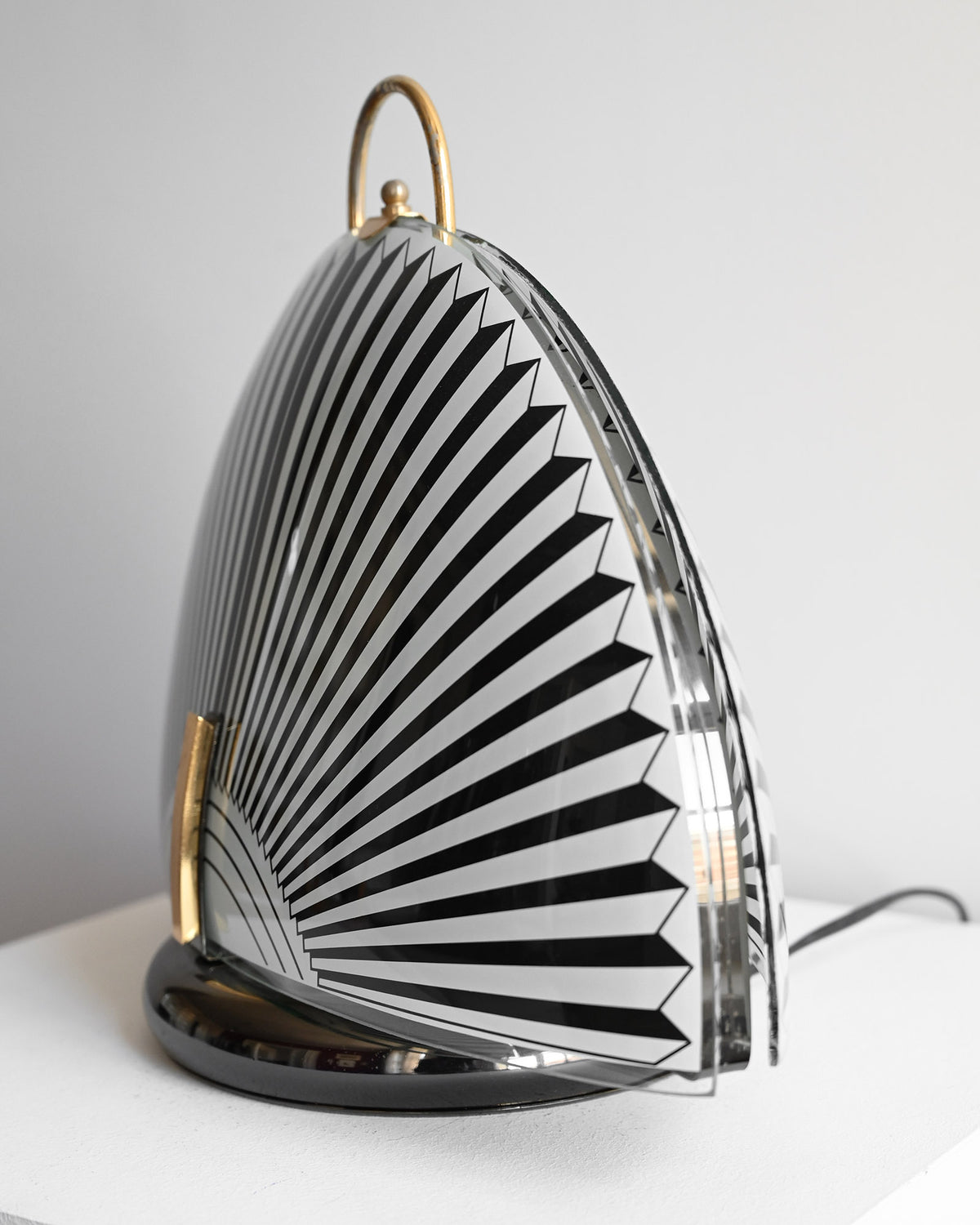 Lampa kabelka v štýle Memphis, 1980s