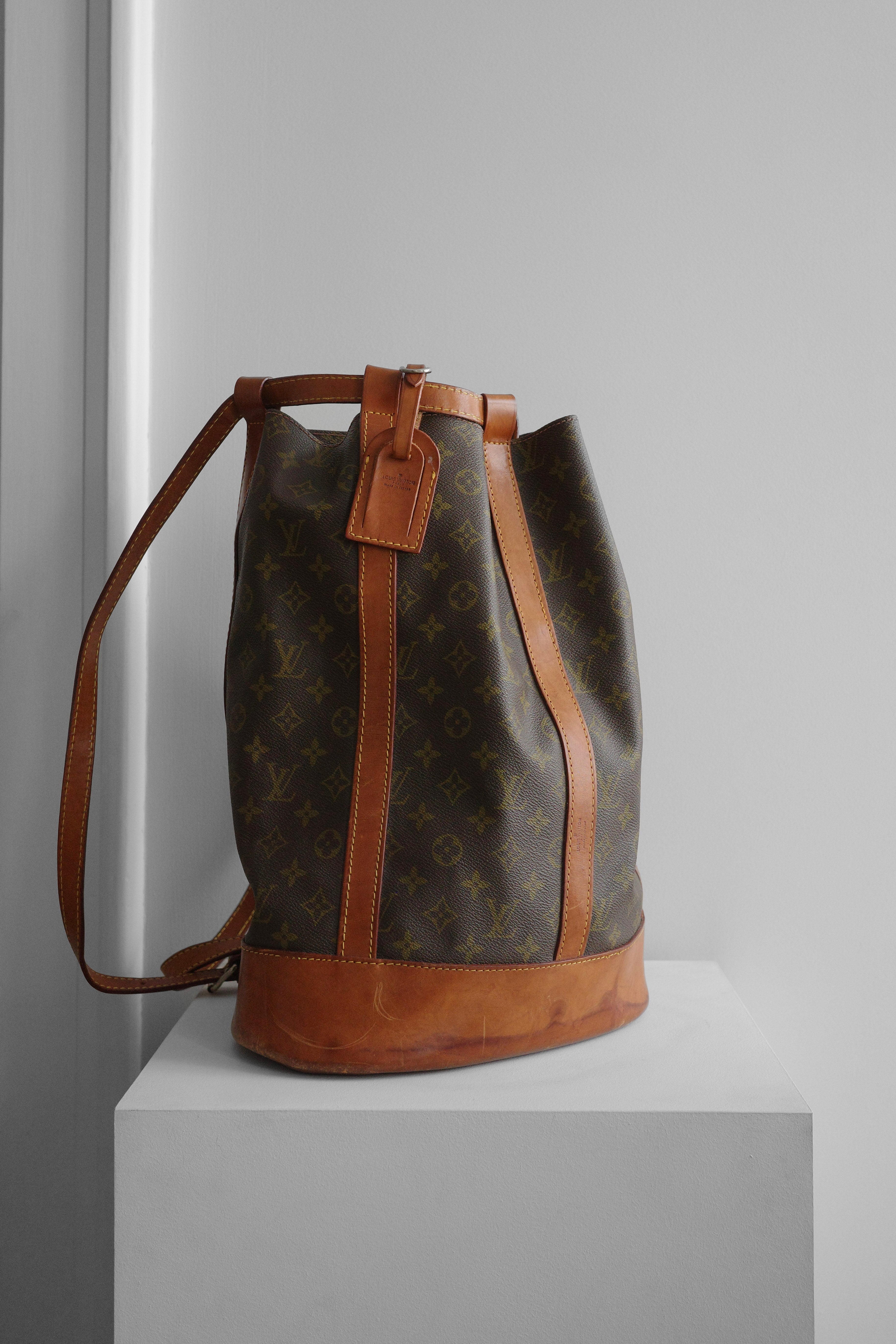 Louis Vuitton Monogram Canvas Randonnee GM backpack, 1980s