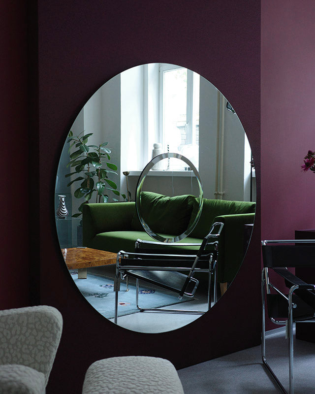 Veľké okrúhle zrkadlo, Taliansko, 1990's