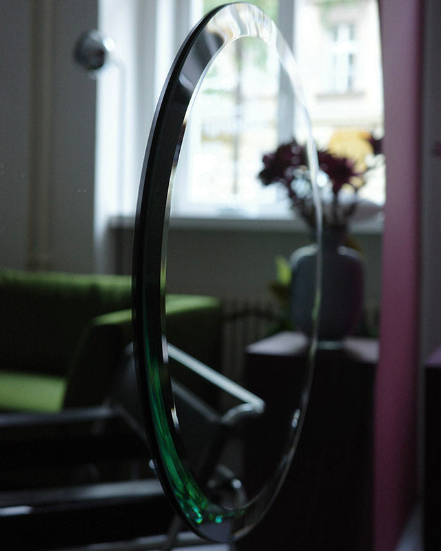 Large round mirror, Italy, 1990's