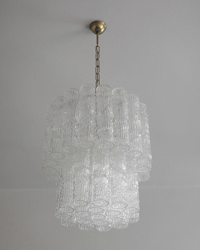 Sklenený luster Murano sklo, 1970s