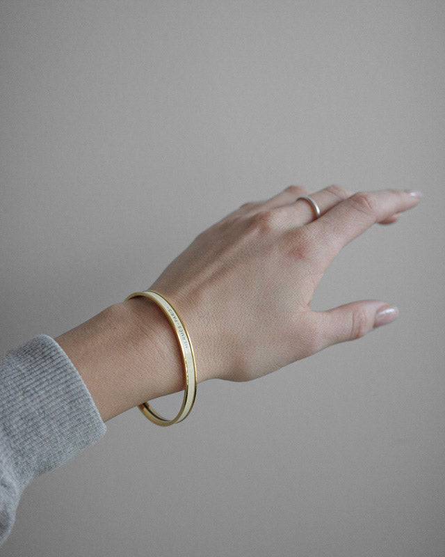 Náramok Hermès Uni, pozlátený, 1990s