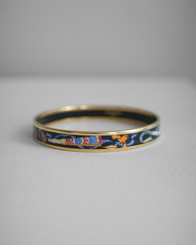 Náramok Hermès, pozlátený, 1990s