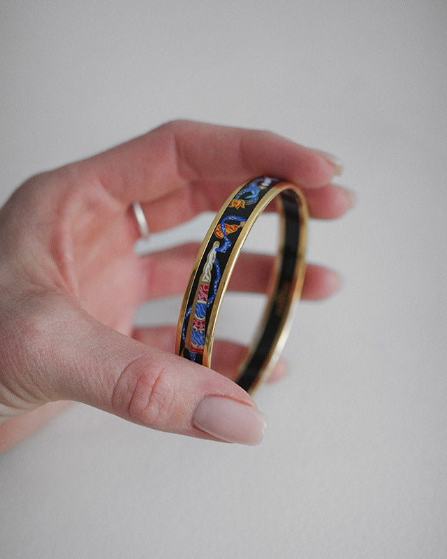 Náramok Hermès, pozlátený, 1990s