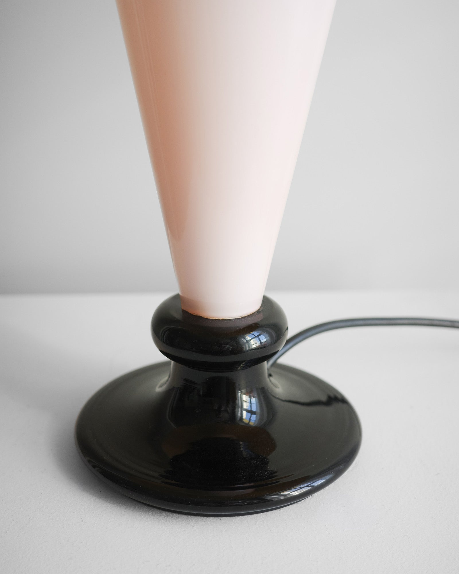 Vysoká rúžová Murano lampa, 1970s