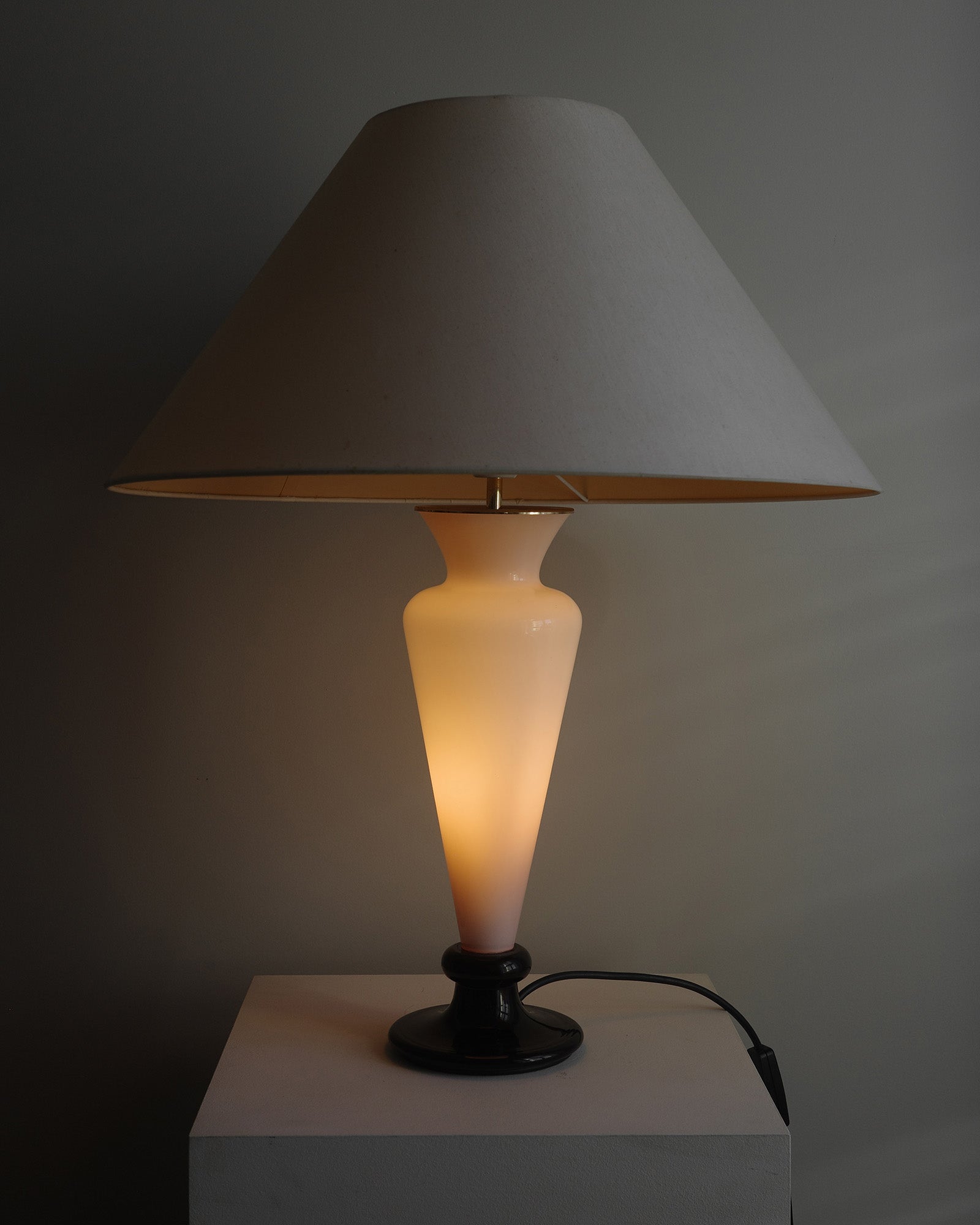 Vysoká rúžová Murano lampa, 1970s