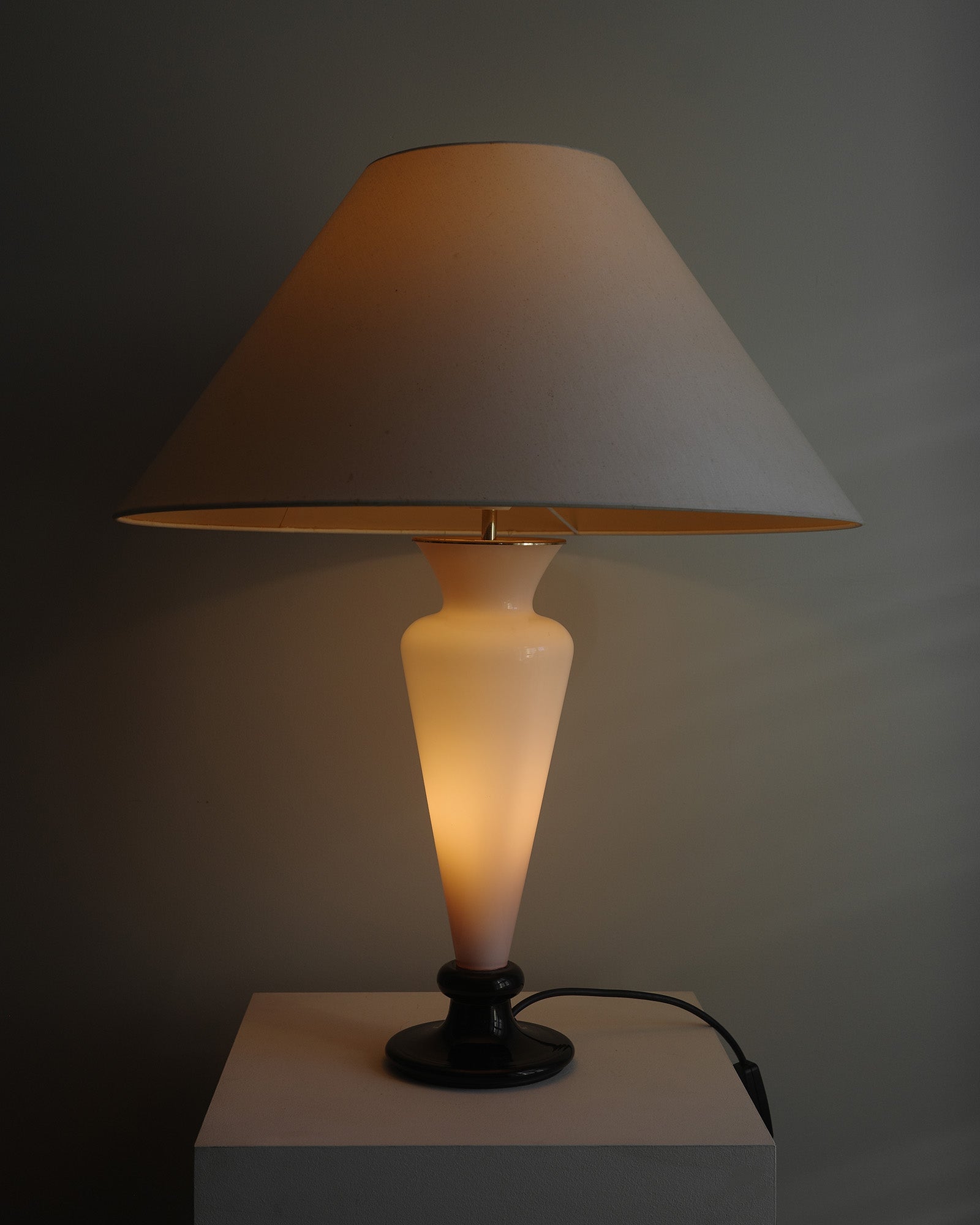 Vysoká rúžová Murano lampa, 1970s