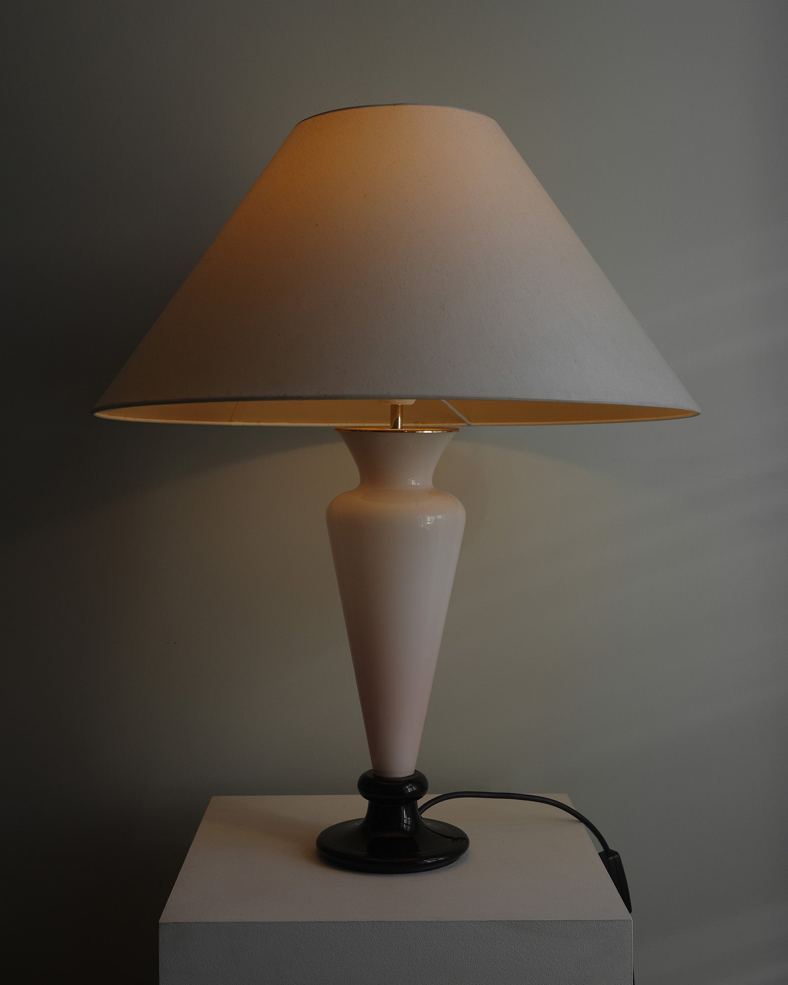 Vysoká rúžová Murano lampa, 1970s