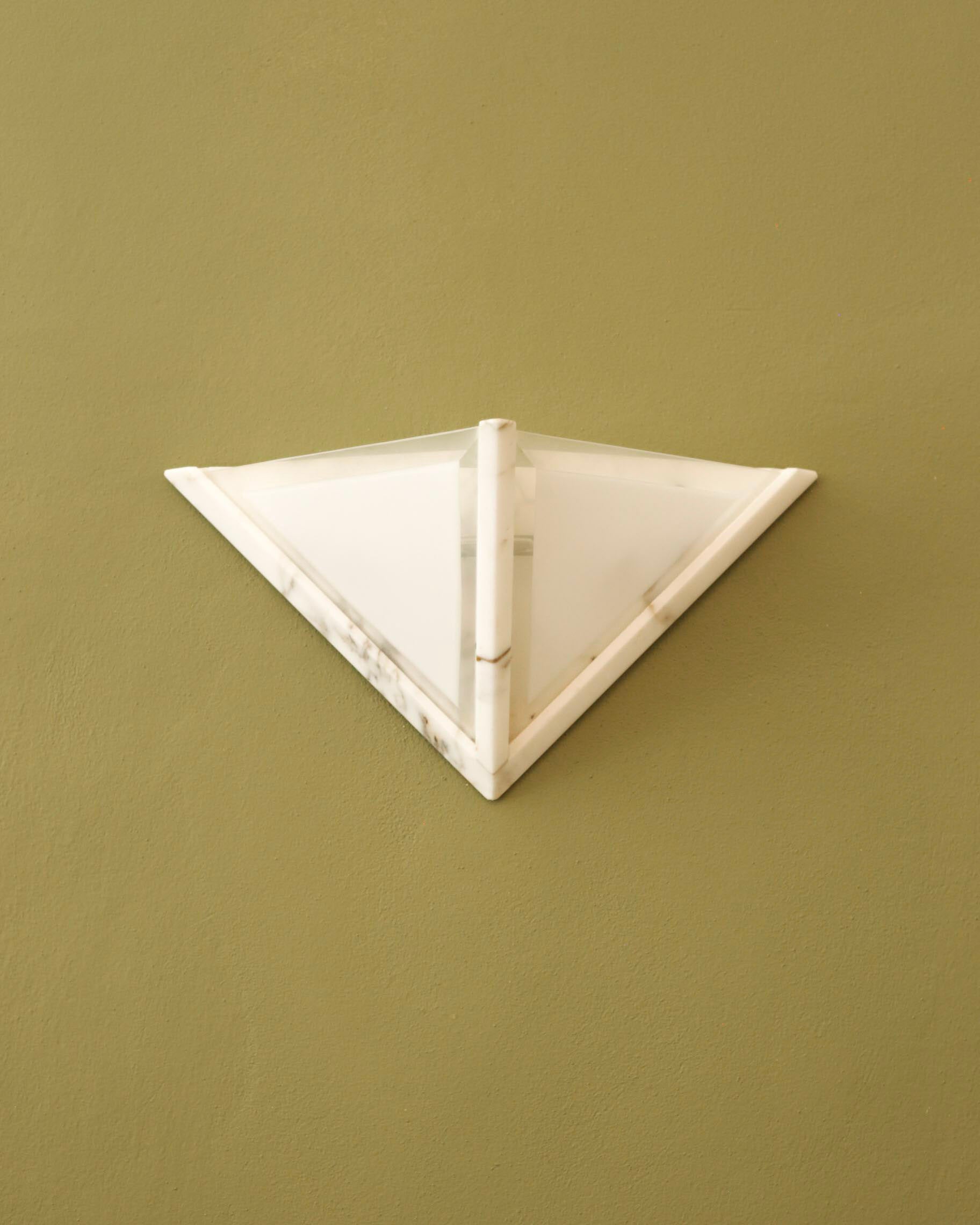 Nástenné párové lampy z mramoru, 1970s