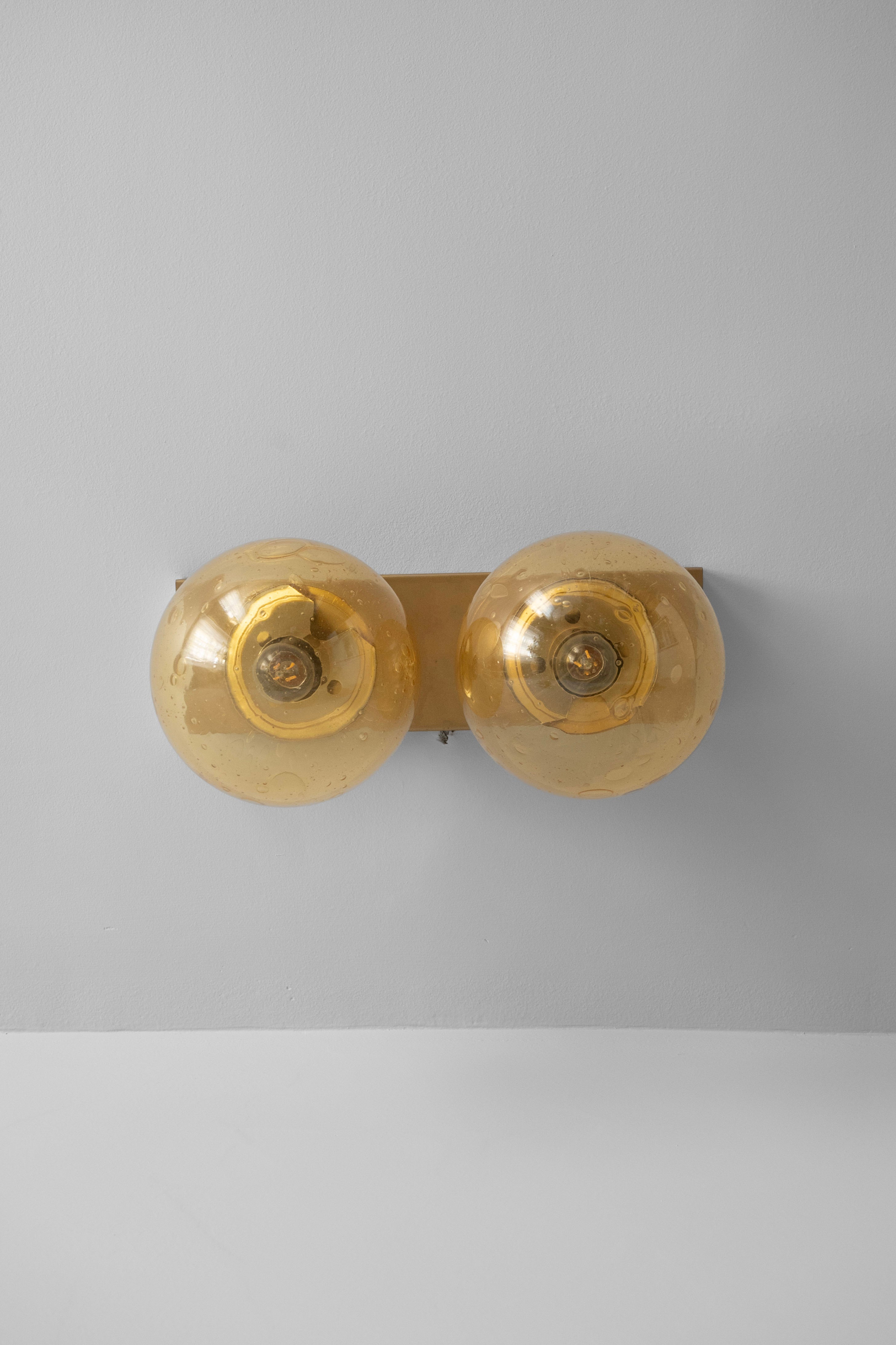 Nástenná lampa, Kamenický Šenov, 1970s