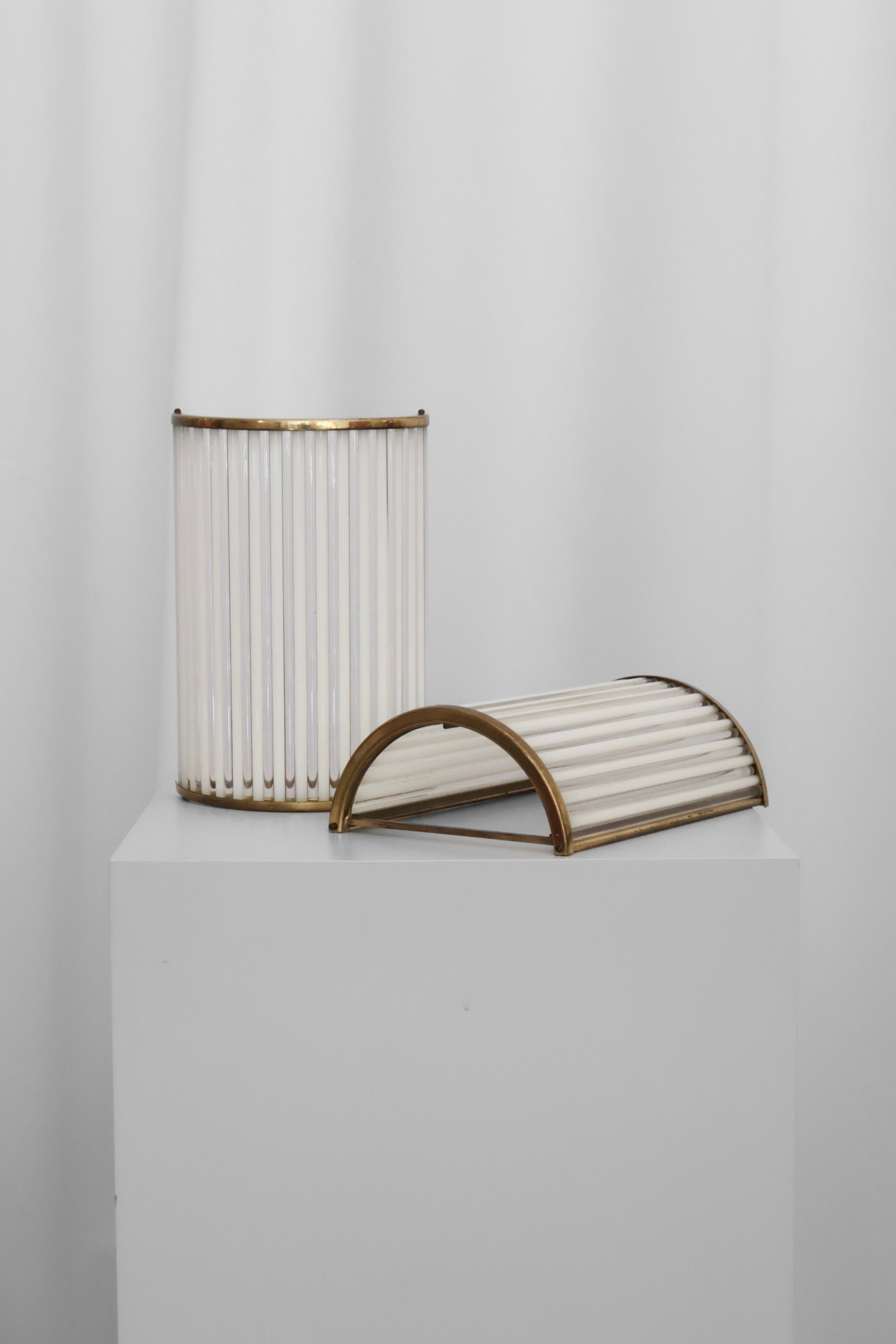 Muránske nástenné lampy v Art Deco štýle, 1940s