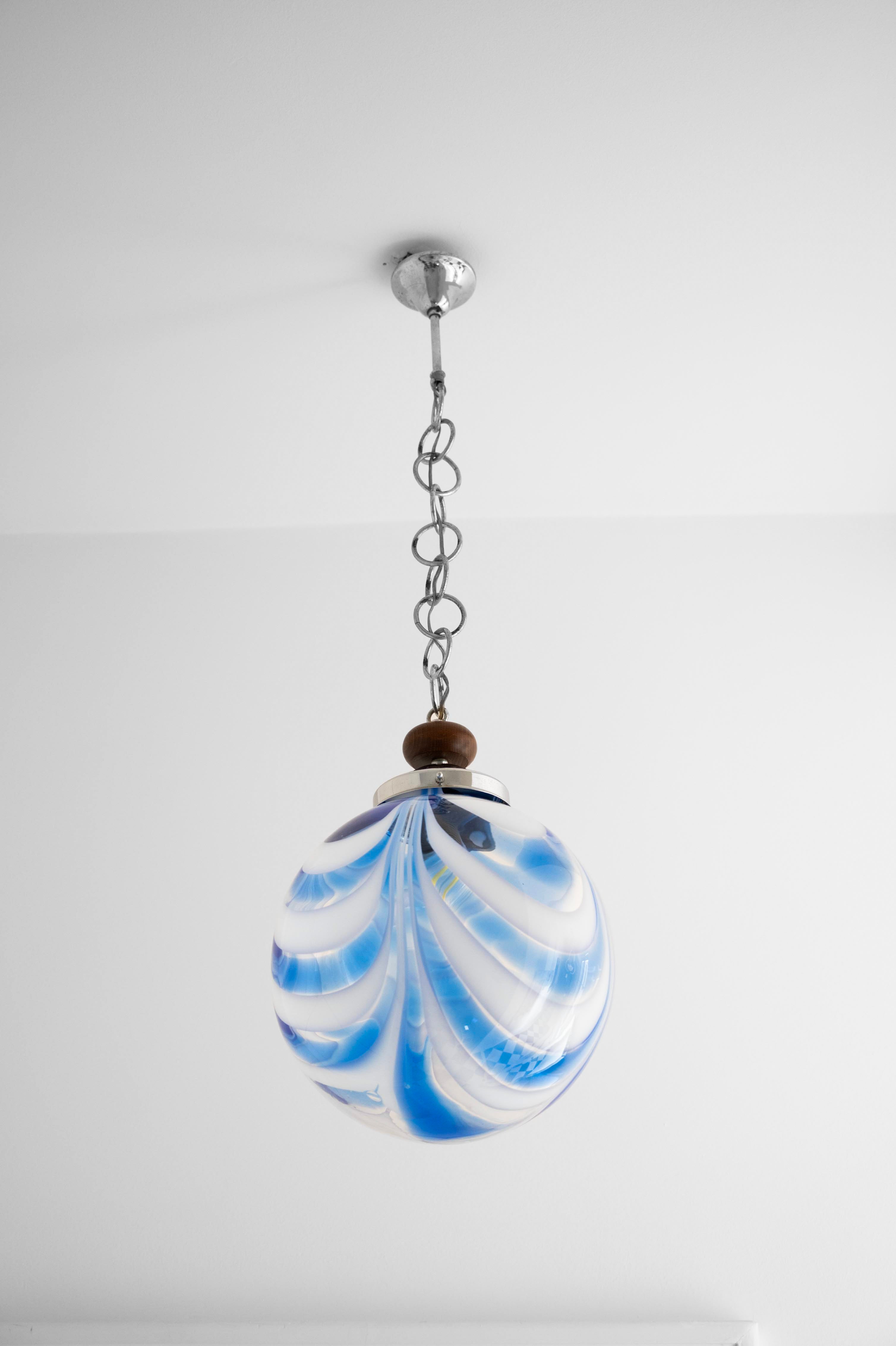 Sklenený luster Murano - Mazzega, 1970s
